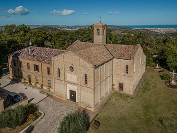 Church of santo stefano in the village of candelara pesaro