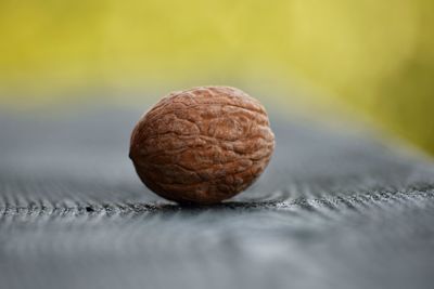 Close-up of lemon on table