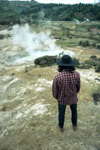 Sikidang crater, dieng - central java