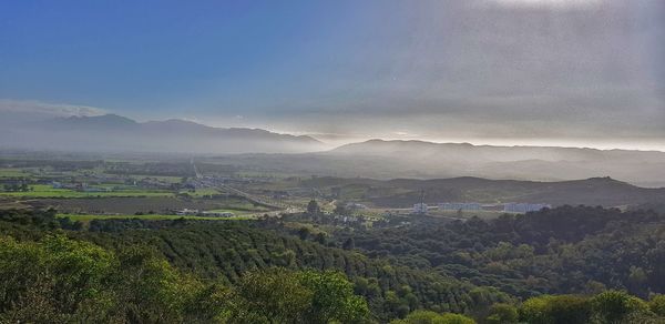 Scenic view of landscape against sky