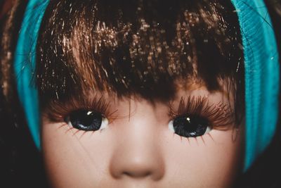 Close-up portrait of girl