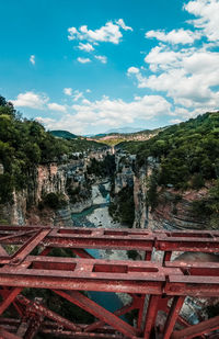 Scenic view of landscape against sky