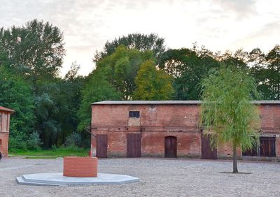 View of basketball hoop against sky