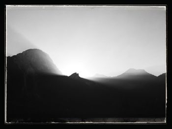 Scenic view of mountains