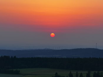 Scenic view of sunset