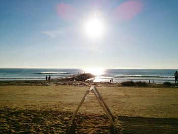 View of beach against sky