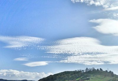 Low angle view of mountain against sky