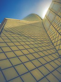 Low angle view of building against sky