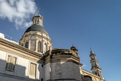 Low angle view of historic building against sky