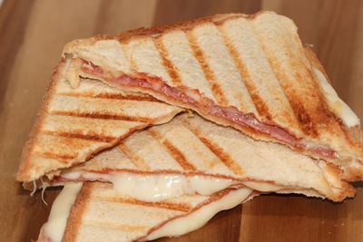 Close-up of bread on plate