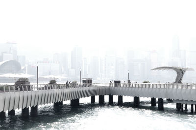 The harbourfront walkway