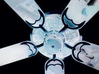 Close-up of object over white background