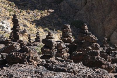 Rocks on rock formation