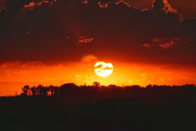 Scenic view of sunset