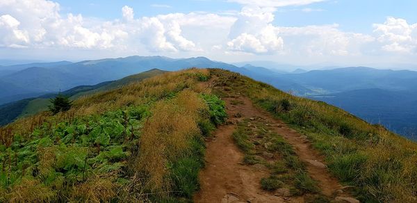 Panoramic view of landscape against sky