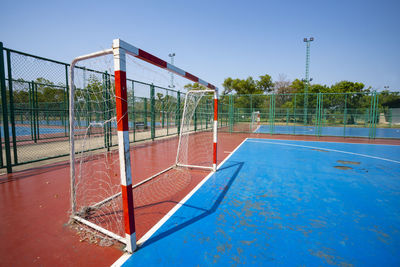 View of basketball court