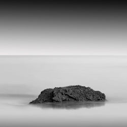 Rock formations in sea