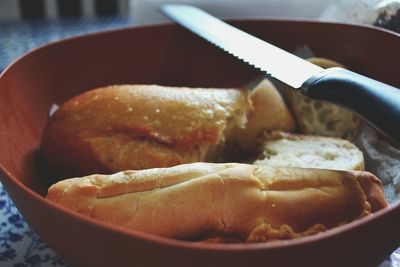 Close-up of food in bowl