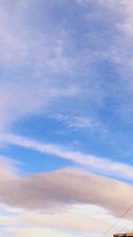 Low angle view of cloudy sky