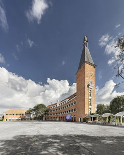 View of historic building against sky