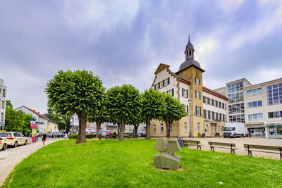 View of built structures