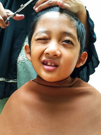 Portrait of smiling girl