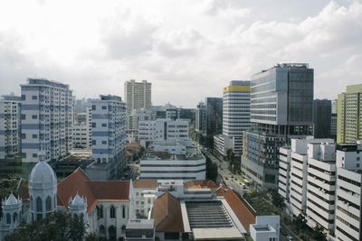 Cityscape against sky