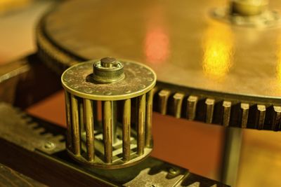 Close-up of musical instrument