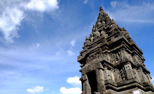 Low angle view of historical building against sky