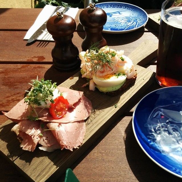 food and drink, food, freshness, ready-to-eat, table, indoors, plate, still life, serving size, healthy eating, indulgence, meal, meat, high angle view, served, slice, close-up, bowl, bread