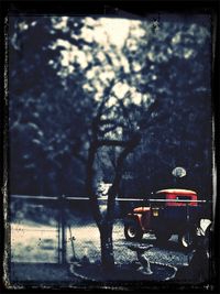 View of car on road