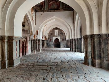 Corridor of old building