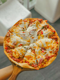 Close-up of pizza