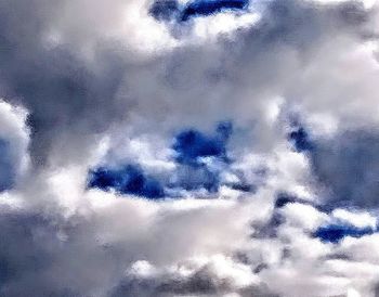 Low angle view of clouds in sky