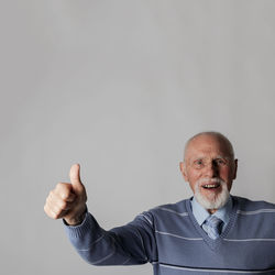 Portrait of man smiling