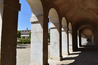 Corridor of historic building