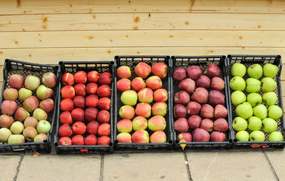 Various fruits for sale in market