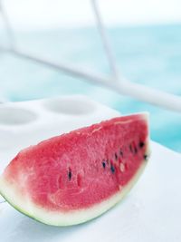 Close-up of fruit on table