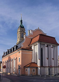 Low angle view of building against sky