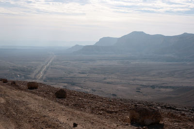 Scenic view of landscape against sky