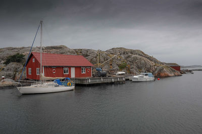 Skarhamn at the swedish coast