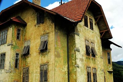 Low angle view of building against sky