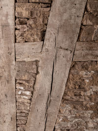 Full frame shot of wooden planks