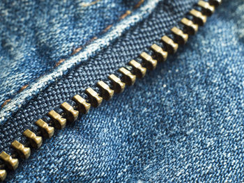 Close up to the texture of denim fabric