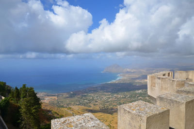 Panoramic view of sea against sky