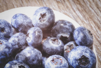 Close-up of fruits on table