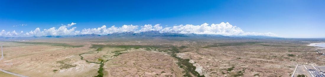 Panoramic view of landscape against sky