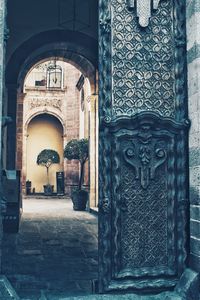 Entrance of old building