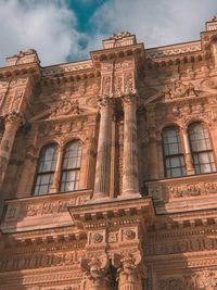 Low angle view of old building