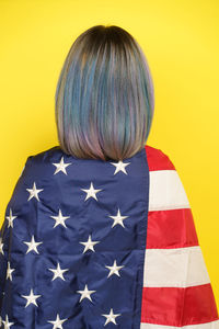 Full frame shot of flag